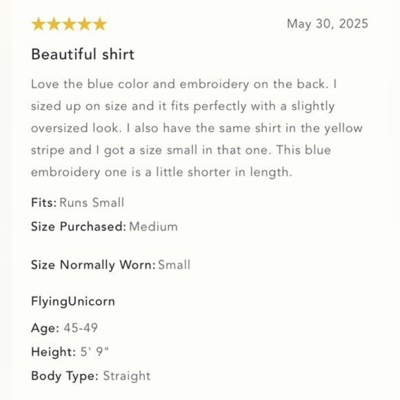 NWT Size XS - Anthropologie 100% Cotton Embroidered Blue Sweatshirt - Picture 14 of 16